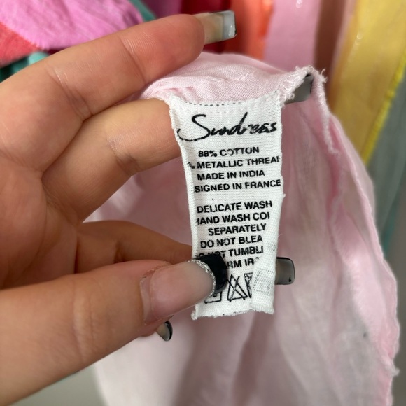 Sundress Deva Maxi Striped & Sequin Rainbow Dress - Picture 9 of 9